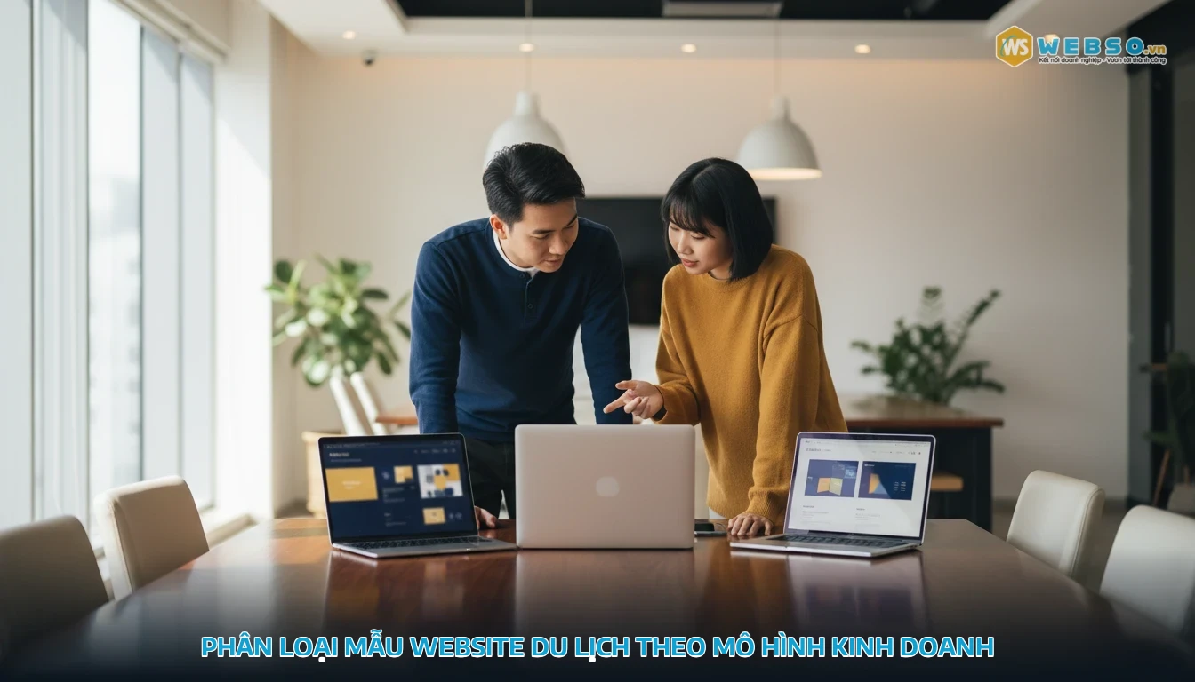 mẫu website du lịch - Phân loại mẫu website du lịch theo mô hình kinh doanh