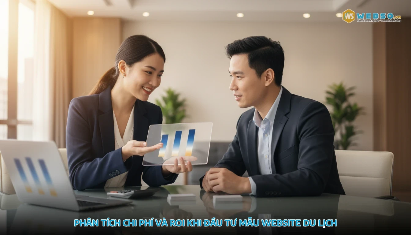 mẫu website du lịch - Phân tích chi phí và ROI khi đầu tư mẫu website du lịch