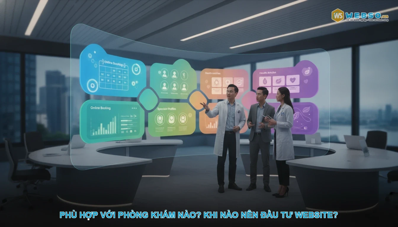 Thiết kế website phòng khám - Phù hợp với phòng khám nào? Khi nào nên đầu tư website?