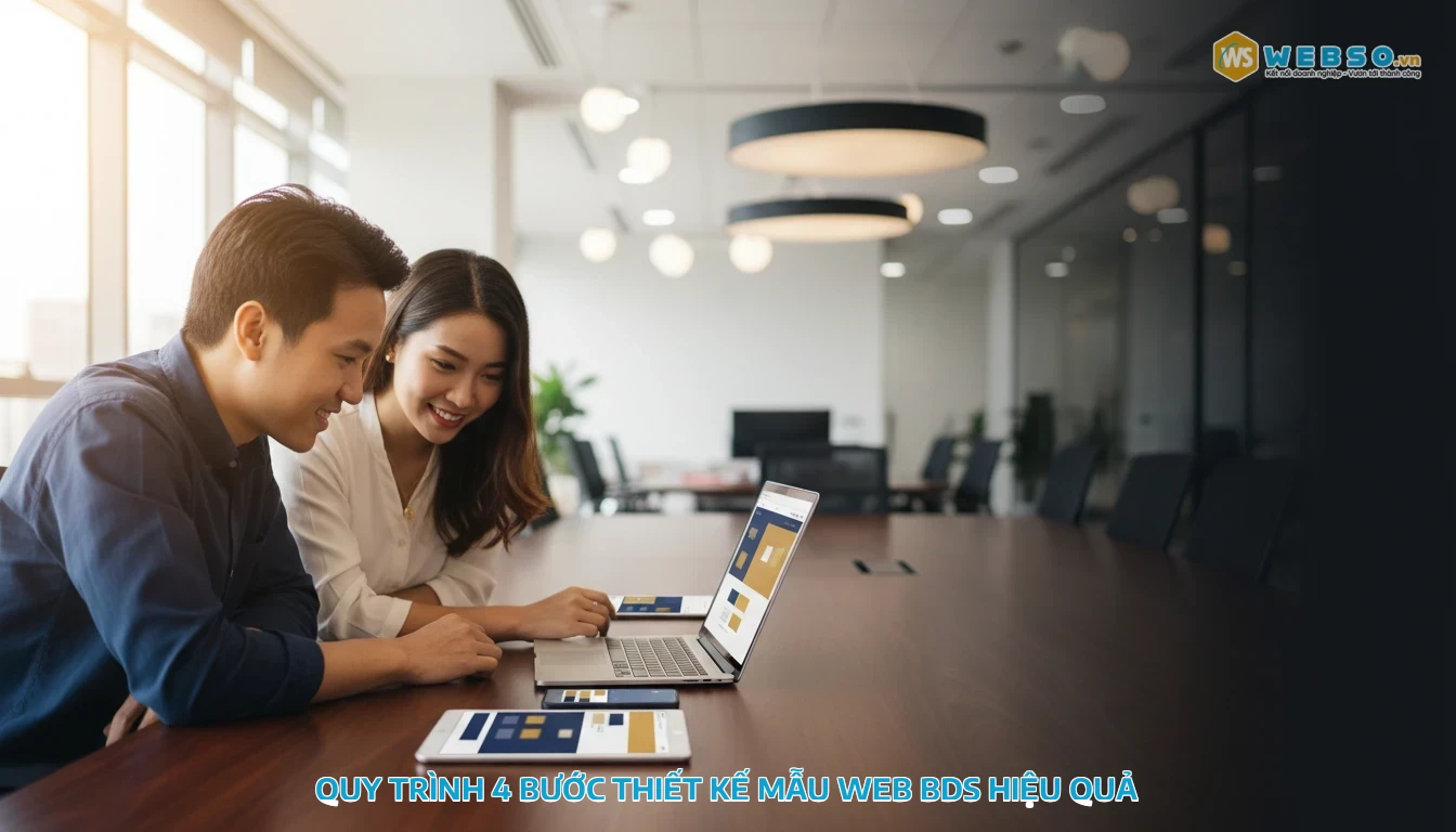 mẫu web bds - Quy trình 5 bước thiết kế mẫu web bds chuẩn SEO