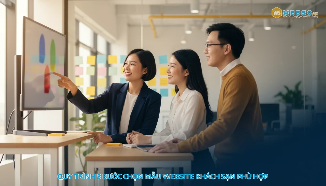 mẫu website khách sạn - Quy Trình 5 Bước Chọn Mẫu Website Khách Sạn Phù Hợp
