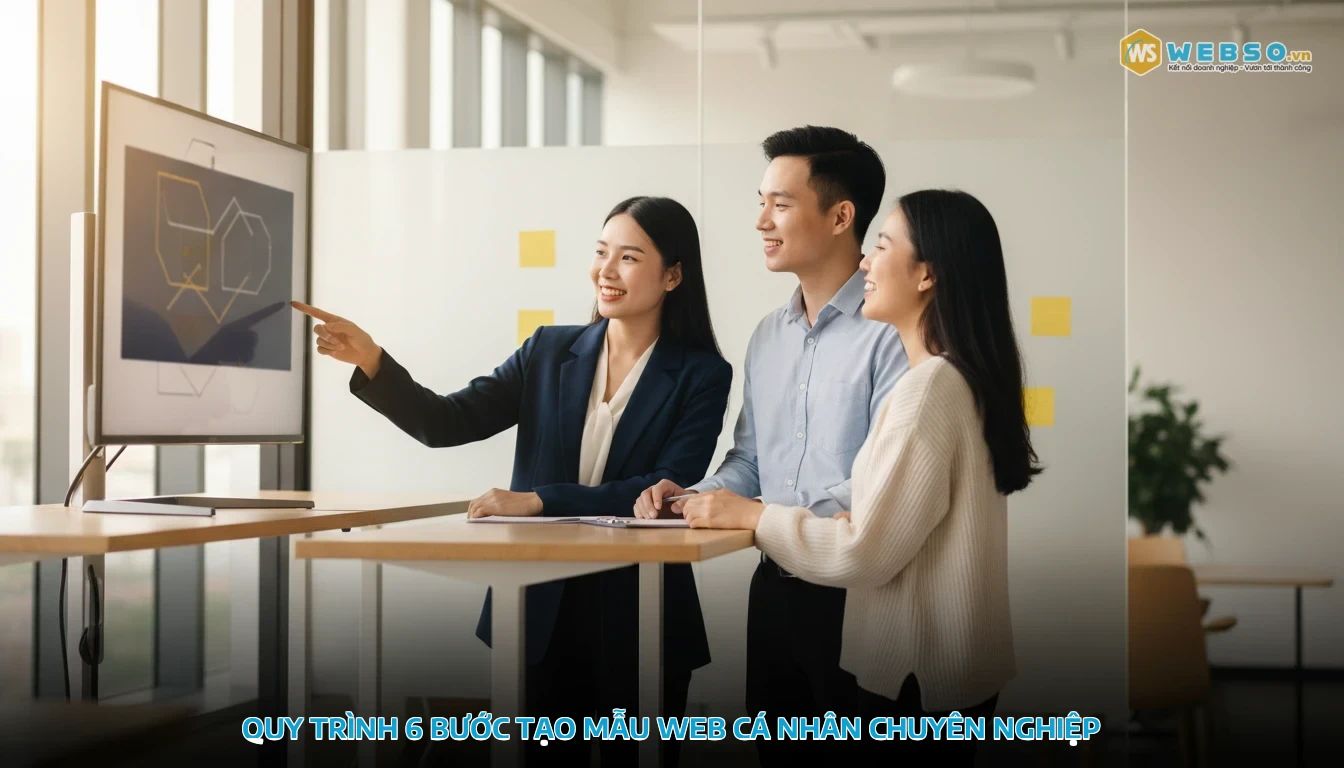 mẫu web cá nhân - Quy trình 6 bước tạo mẫu web cá nhân chuyên nghiệp