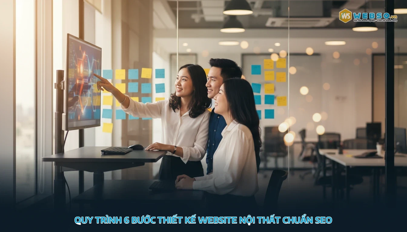 mẫu website nội thất - Quy Trình 6 Bước Thiết Kế Website Nội Thất Chuẩn SEO