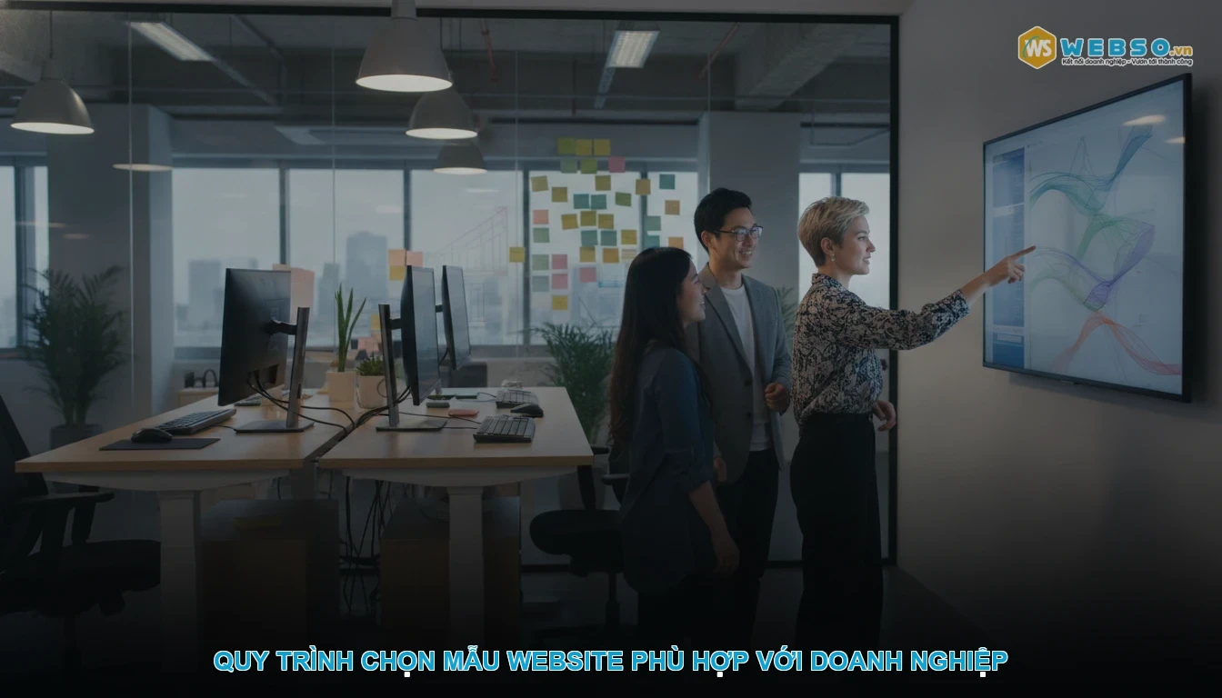 Mẫu website - Quy trình chọn mẫu website phù hợp với doanh nghiệp
