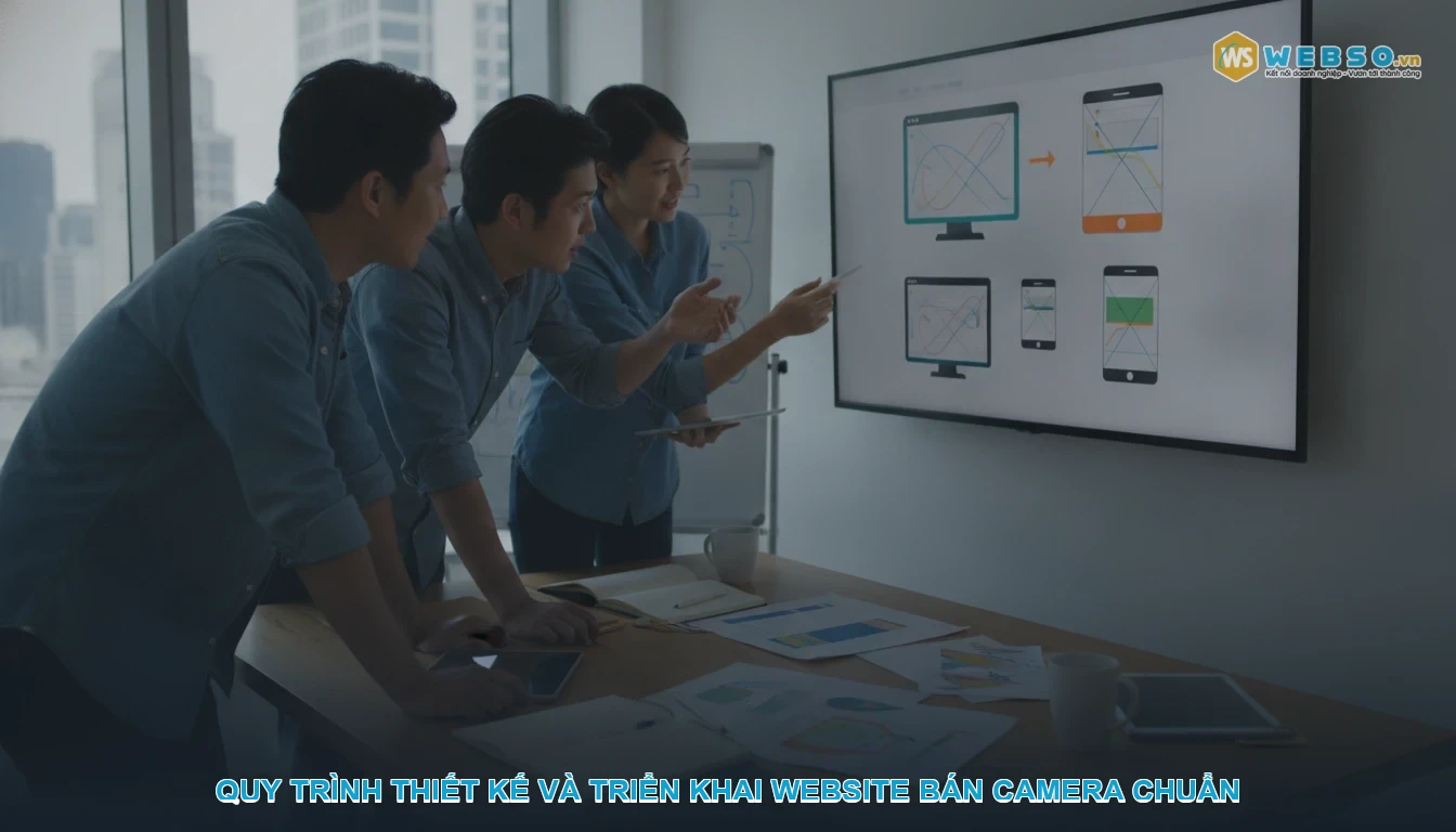 Thiết kế website bán camera - Quy trình thiết kế và triển khai website bán camera chuẩn