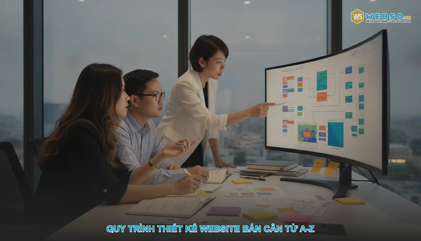 Thiết kế website bán cân - Quy trình thiết kế website bán cân từ A-Z