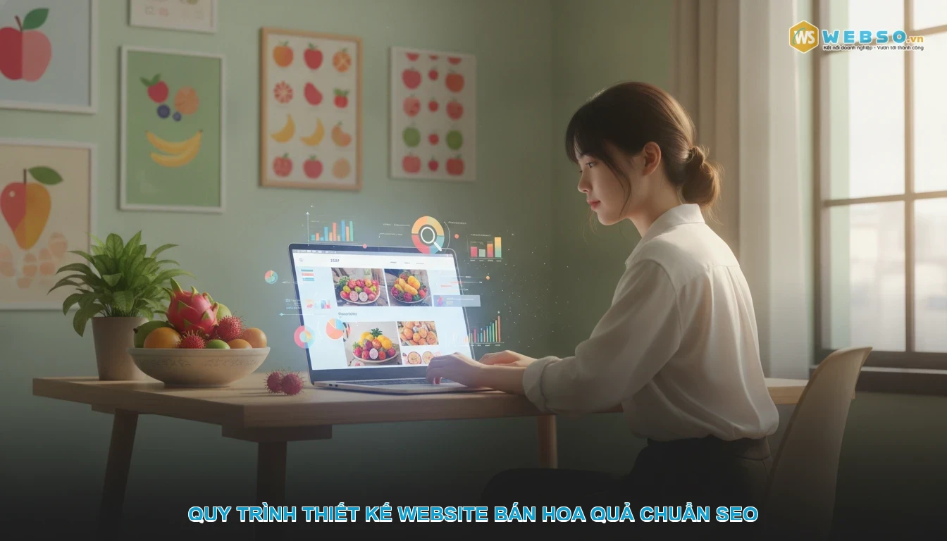 Thiết kế website bán hoa quả, trái cây - Quy trình thiết kế website bán hoa quả chuẩn SEO