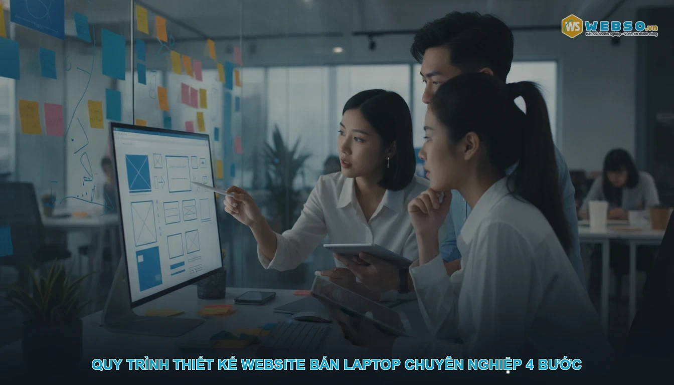 Thiết kế website bán laptop - Quy Trình Thiết Kế Website Bán Laptop Chuyên Nghiệp 4 Bước
