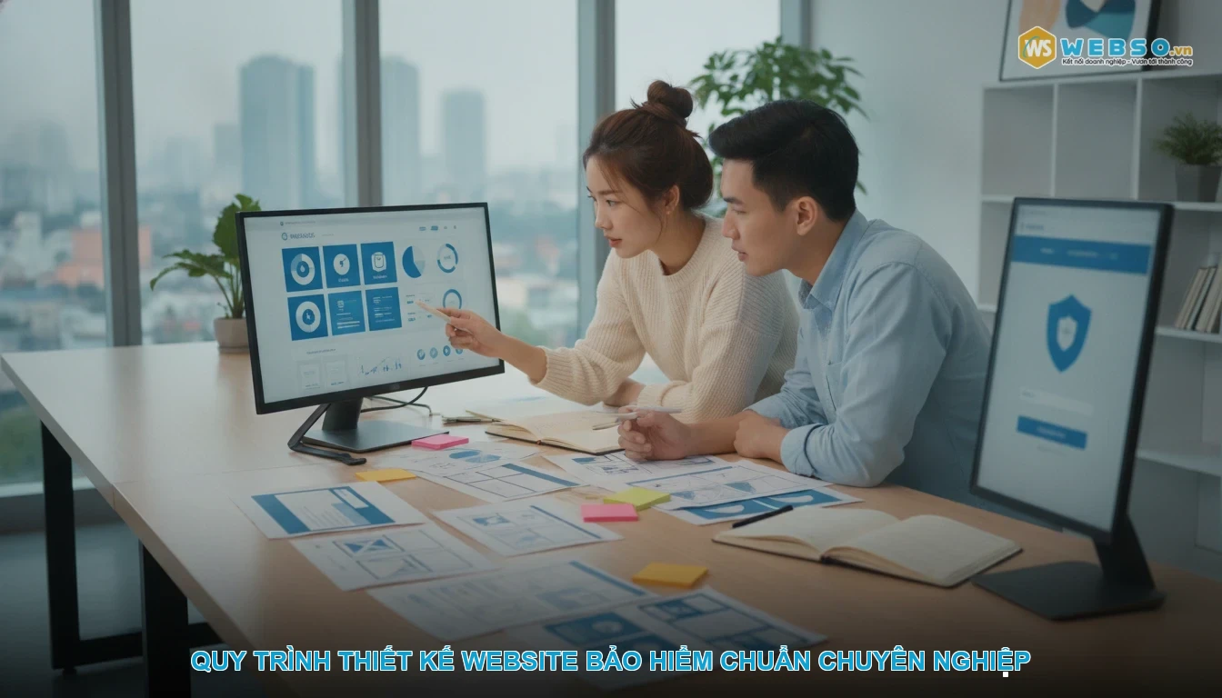 Thiết kế website công ty bảo hiểm - Quy trình thiết kế website bảo hiểm chuẩn chuyên nghiệp