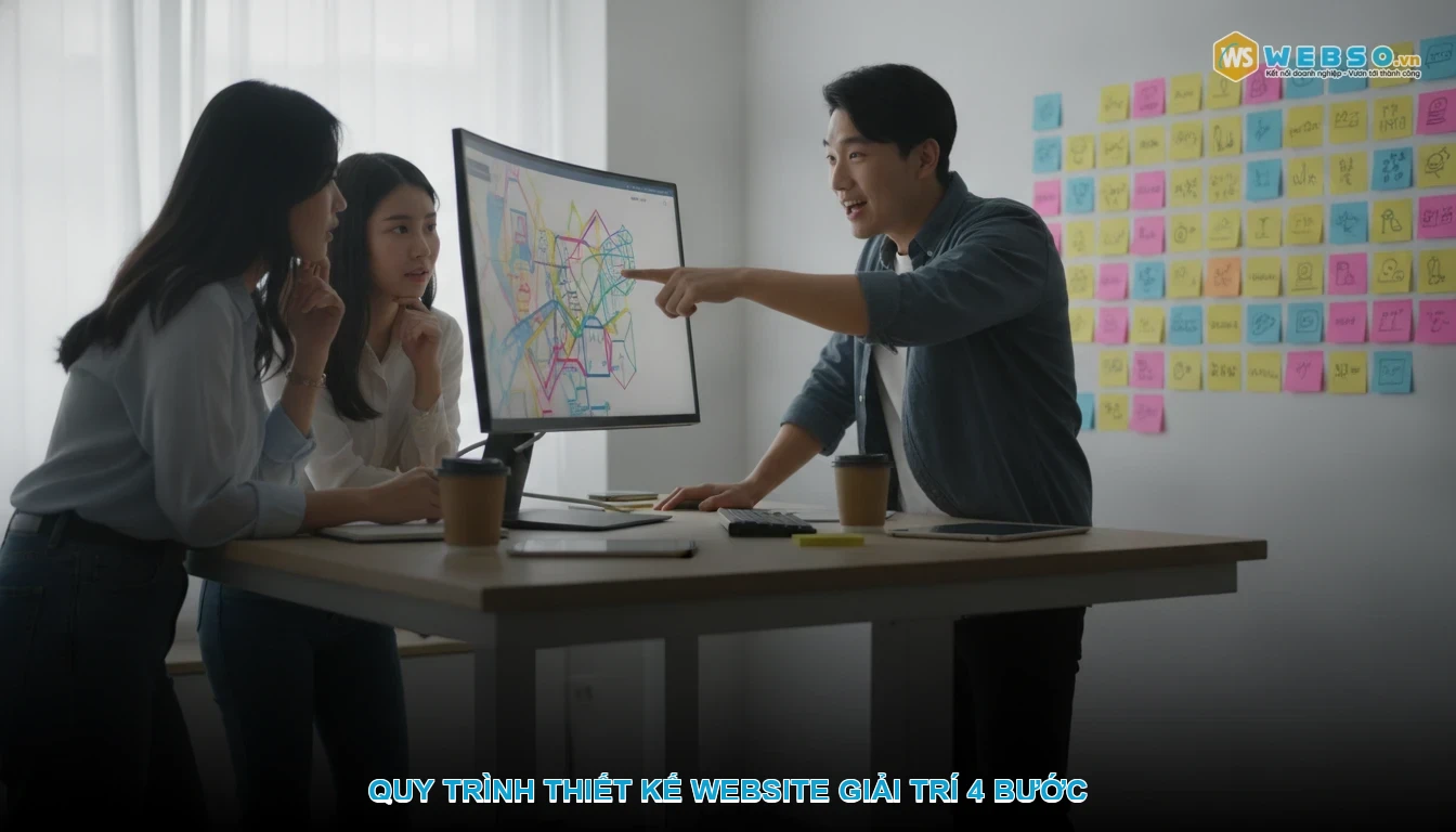 Thiết kế website giải trí - Quy Trình Thiết Kế Website Giải Trí 4 Bước