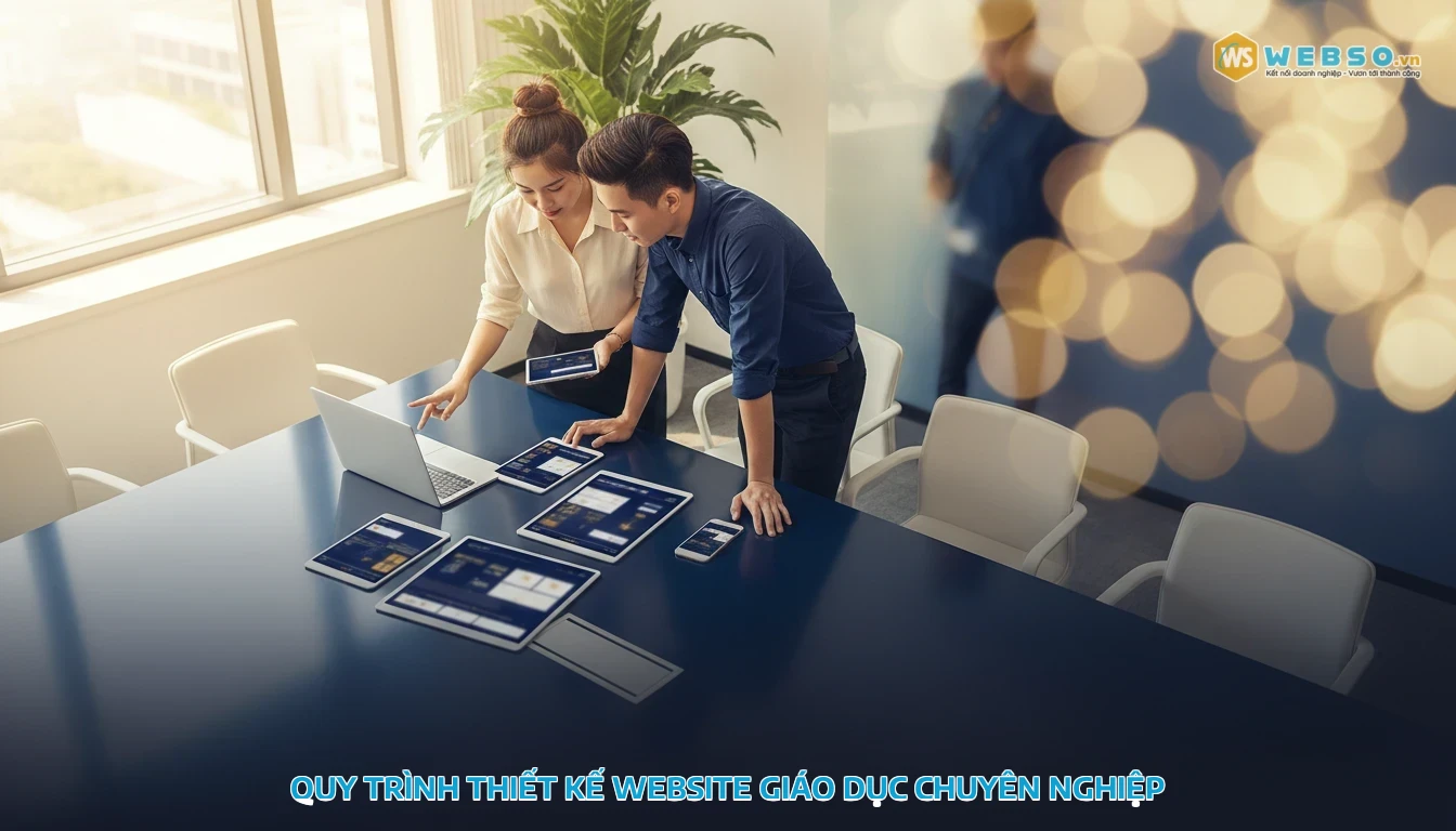 mẫu website giáo dục - Quy trình thiết kế website giáo dục chuyên nghiệp