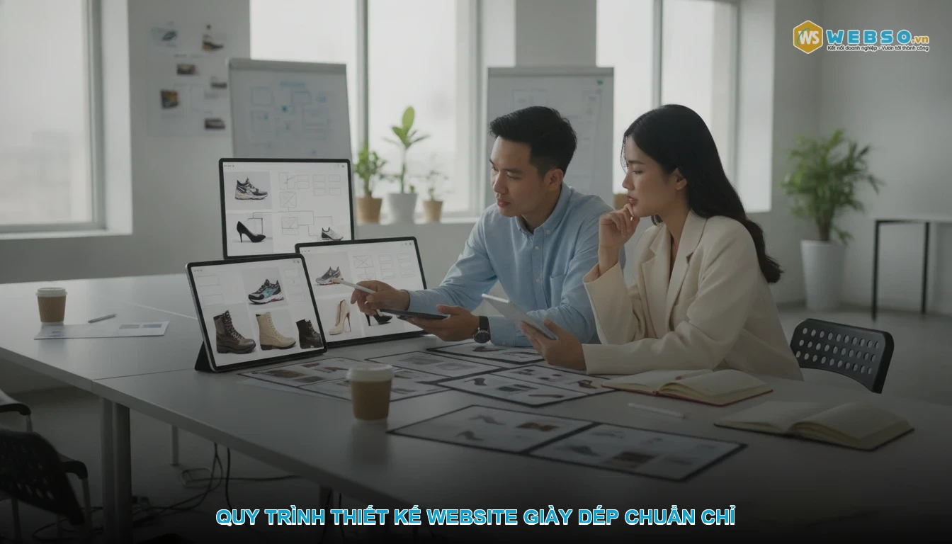 Thiết kế website giày dép - Quy trình thiết kế website giày dép chuẩn chỉ