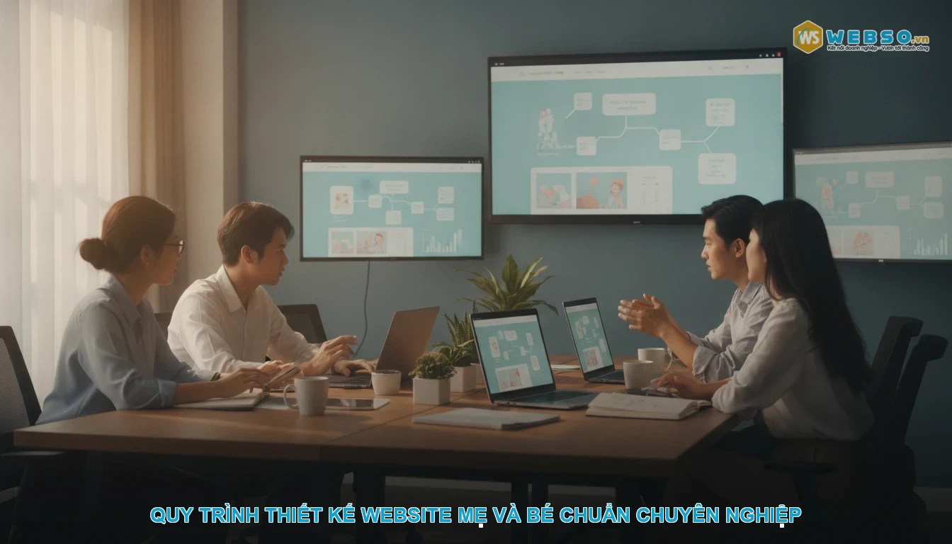 Thiết kế website mẹ và bé - Quy Trình Thiết Kế Website Mẹ và Bé Chuẩn Chuyên Nghiệp