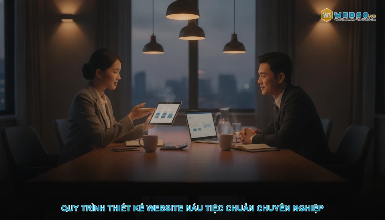 Thiết kế website dịch vụ nấu tiệc - Quy trình thiết kế website nấu tiệc chuẩn chuyên nghiệp
