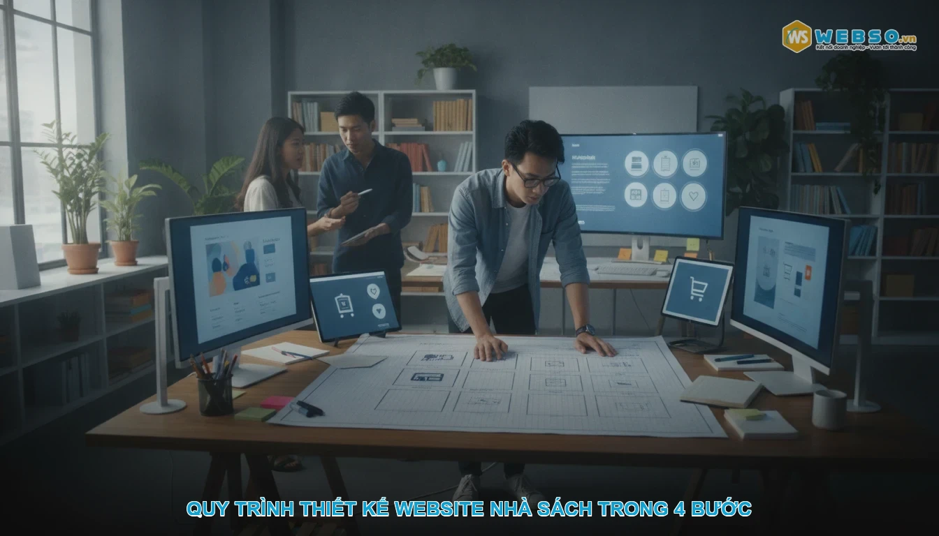 Thiết kế website nhà sách - Quy Trình Thiết Kế Website Nhà Sách Trong 4 Bước