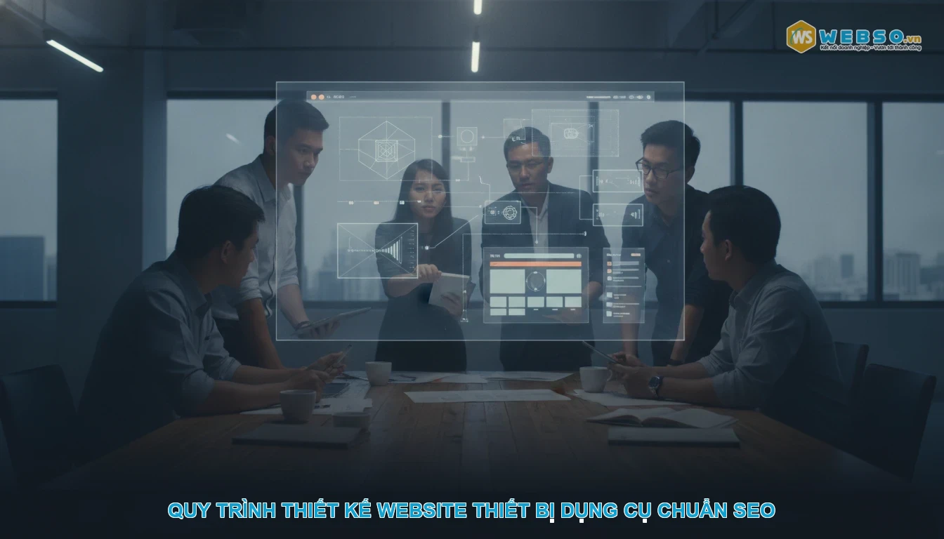 Thiết kế website thiết bị dụng cụ - Quy trình thiết kế website thiết bị dụng cụ chuẩn SEO