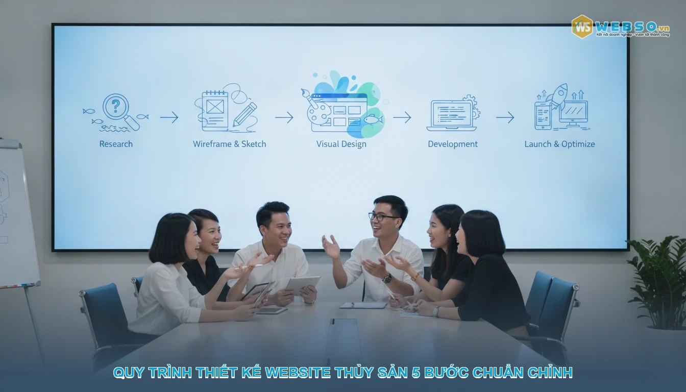 Thiết kế website thủy sản - Quy Trình Thiết Kế Website Thủy Sản 5 Bước Chuẩn Chỉnh