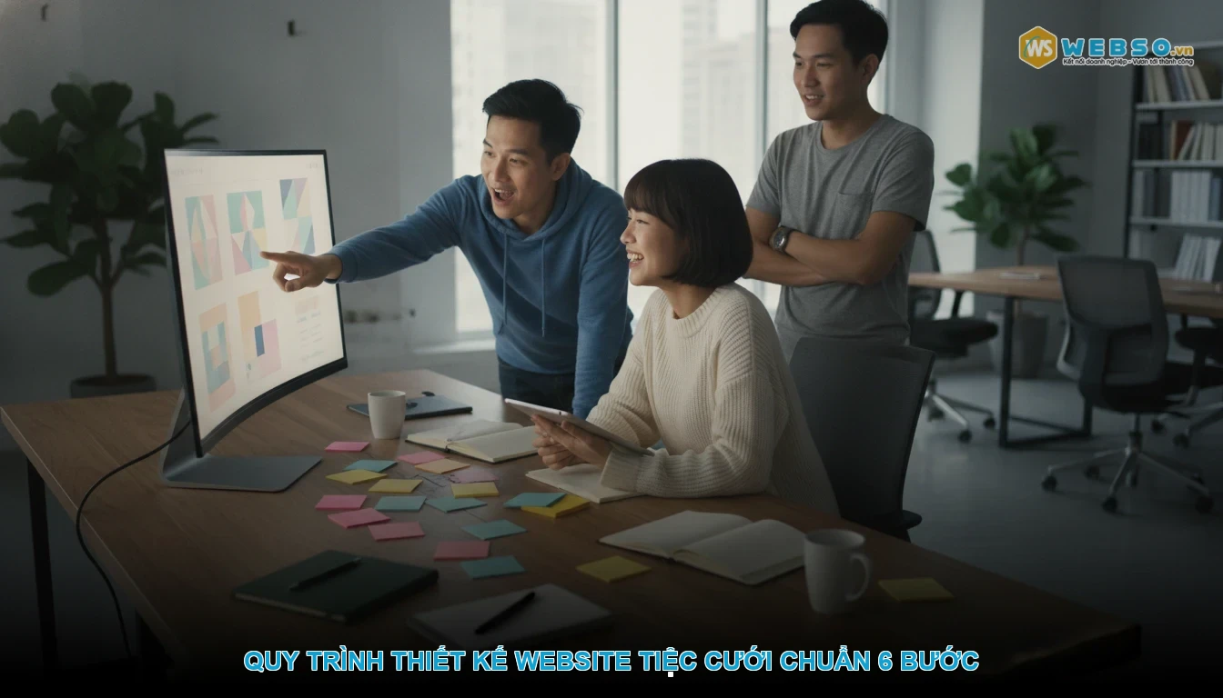 Thiết kế website tiệc cưới - Quy trình thiết kế website tiệc cưới chuẩn 6 bước