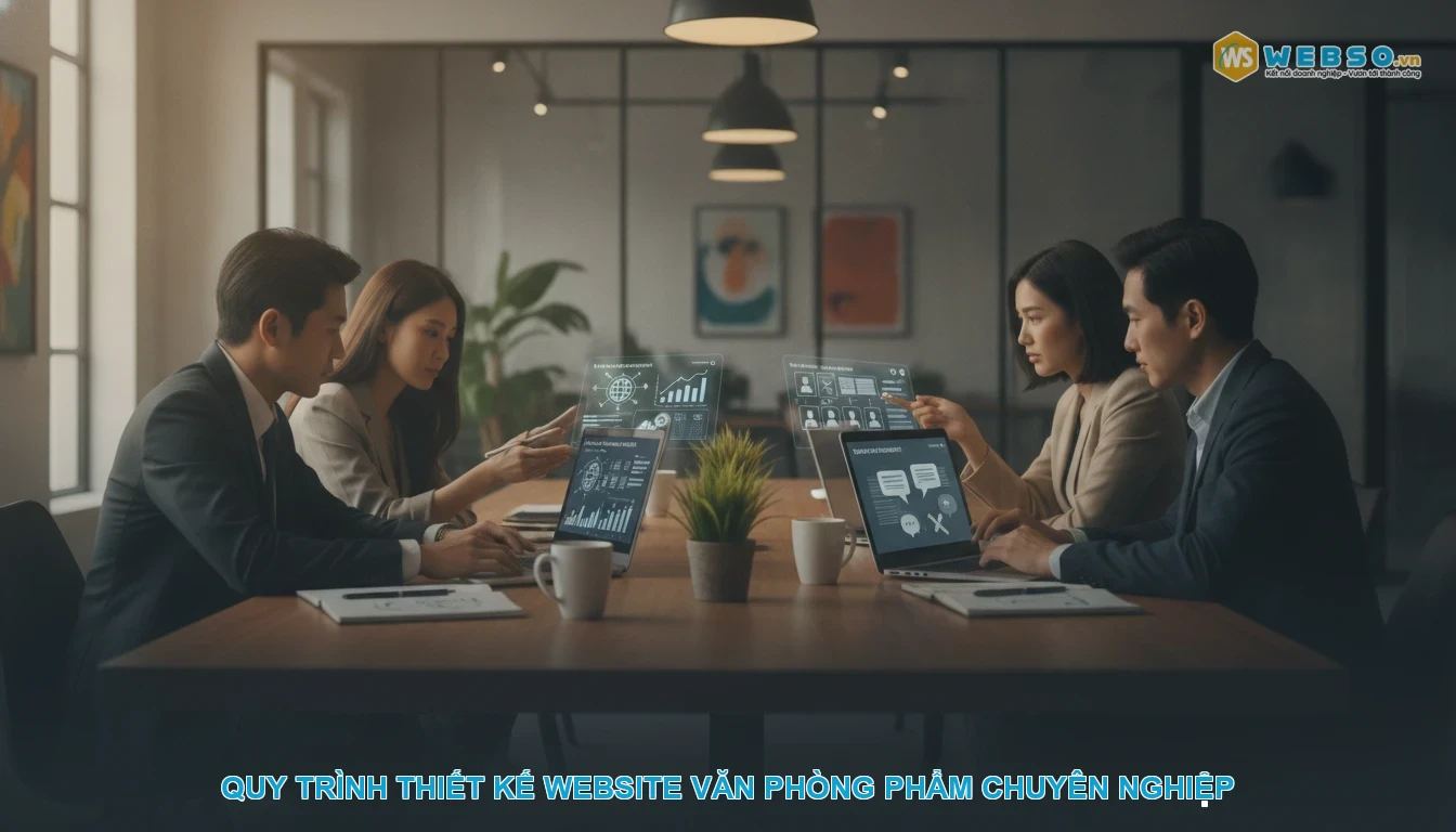 Thiết kế website văn phòng phẩm - Quy trình thiết kế website văn phòng phẩm chuyên nghiệp