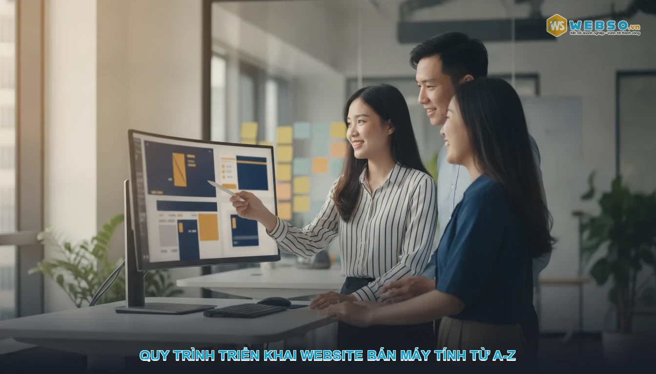 Thiết kế website bán máy tính - Quy trình triển khai website bán máy tính từ A-Z