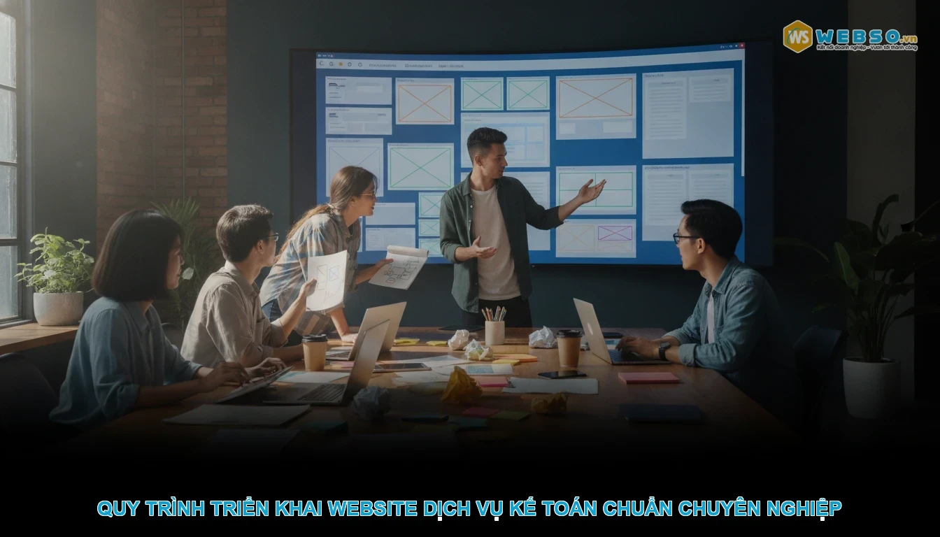 Thiết kế website dịch vụ kế toán - Quy Trình Triển Khai Website Dịch Vụ Kế Toán Chuẩn Chuyên Nghiệp