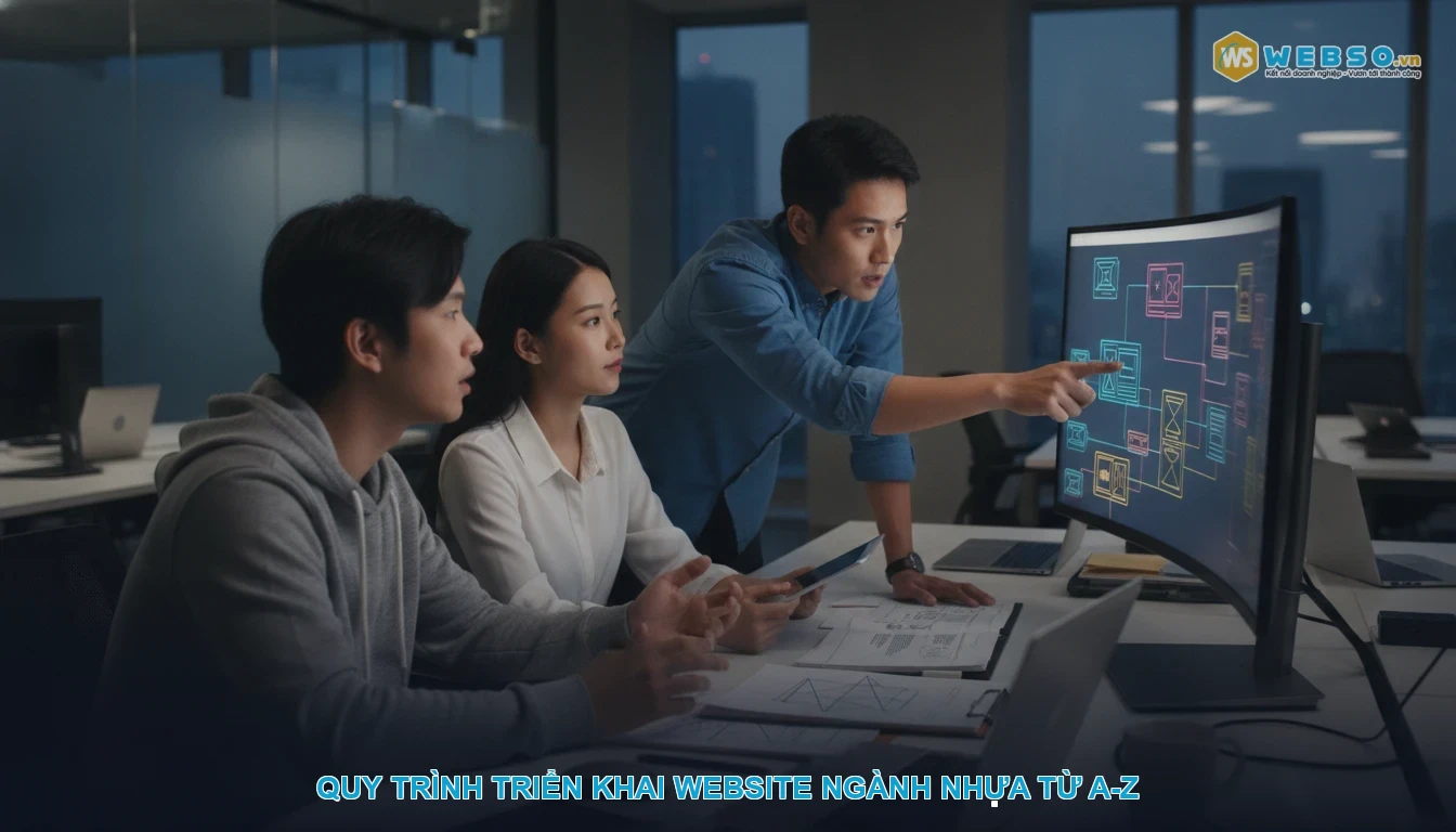 Thiết kế website ngành nhựa - Quy trình triển khai website ngành nhựa từ A-Z