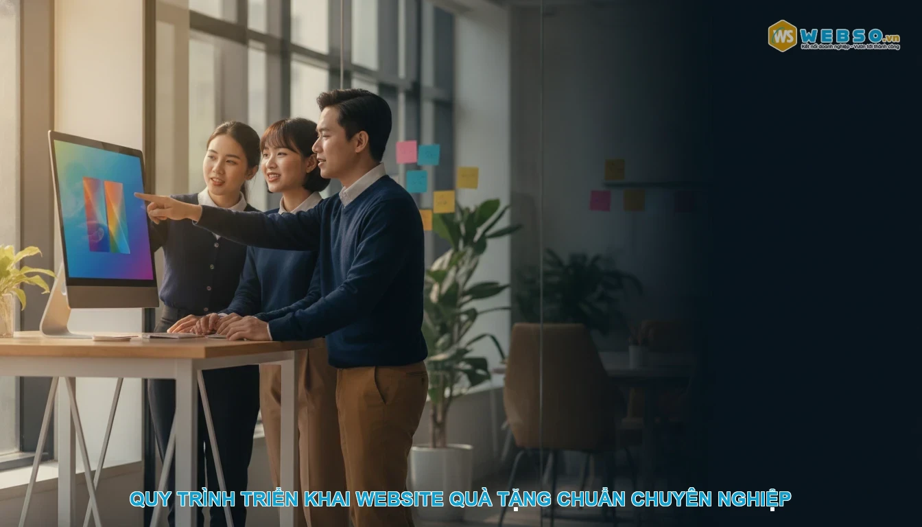 Thiết kế website quà tặng - Quy trình triển khai website quà tặng chuẩn chuyên nghiệp