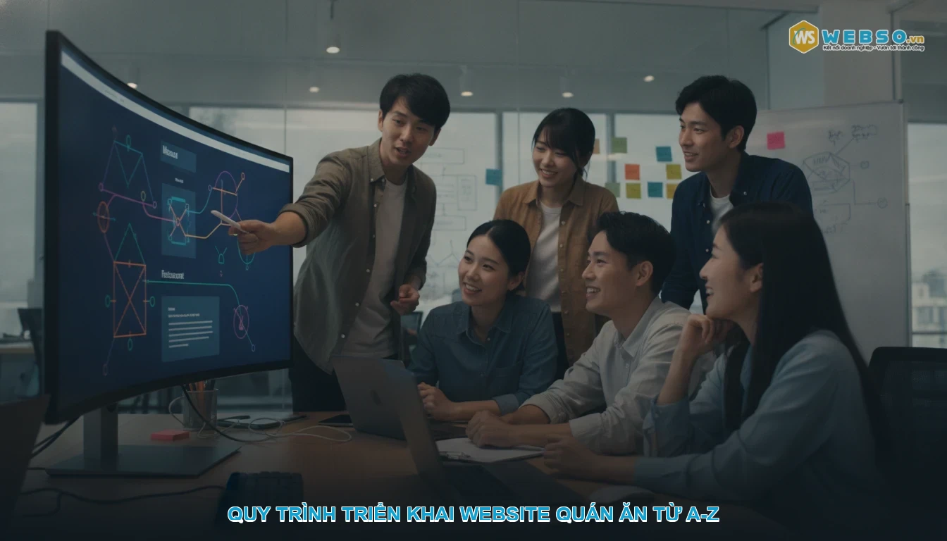 Thiết kế website quán ăn - Quy trình triển khai website quán ăn từ A-Z
