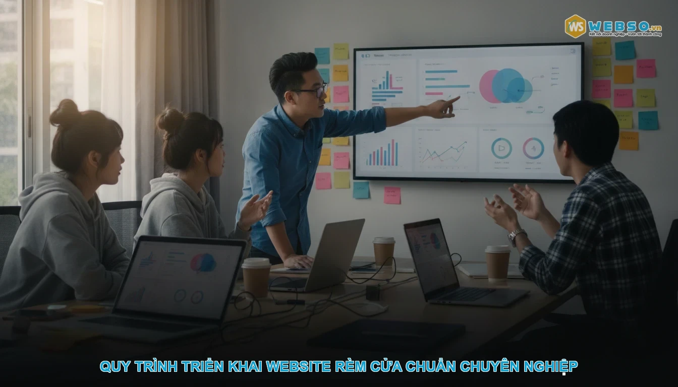 Thiết kế website rèm cửa - Quy trình triển khai website rèm cửa chuẩn chuyên nghiệp