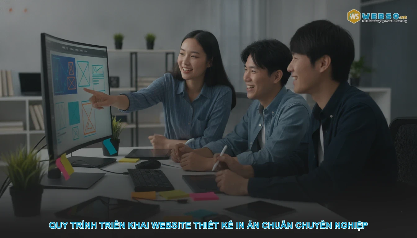 Thiết kế website thiết kế in ấn - Quy trình triển khai website thiết kế in ấn chuẩn chuyên nghiệp