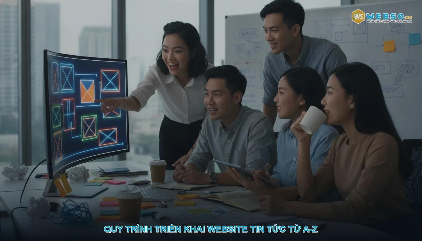Thiết kế website tin tức - Quy trình triển khai website tin tức từ A-Z