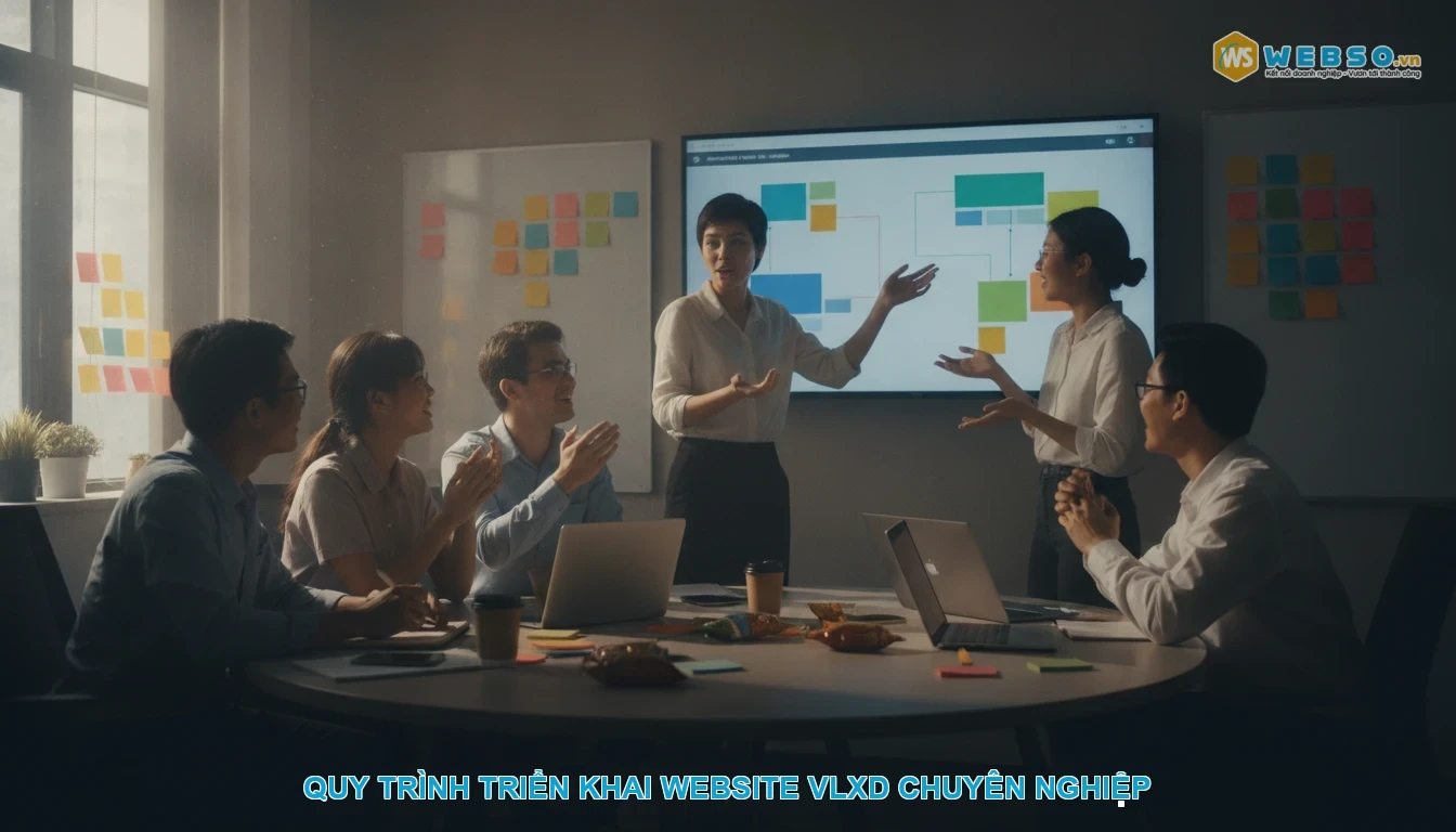 Thiết kế website cung cấp vật liệu xây dựng - Quy trình triển khai website VLXD chuyên nghiệp