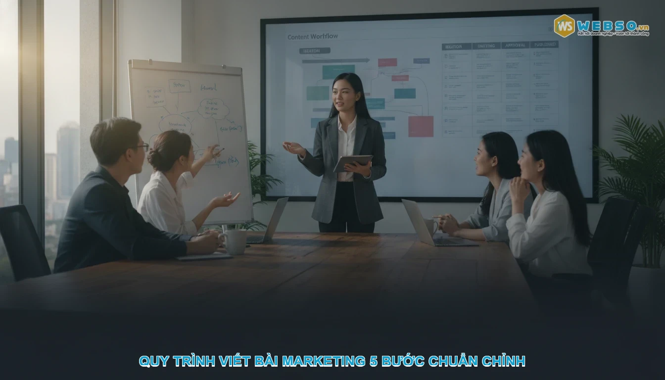 Viết bài Marketing - Quy trình viết bài Marketing 5 bước chuẩn chỉnh