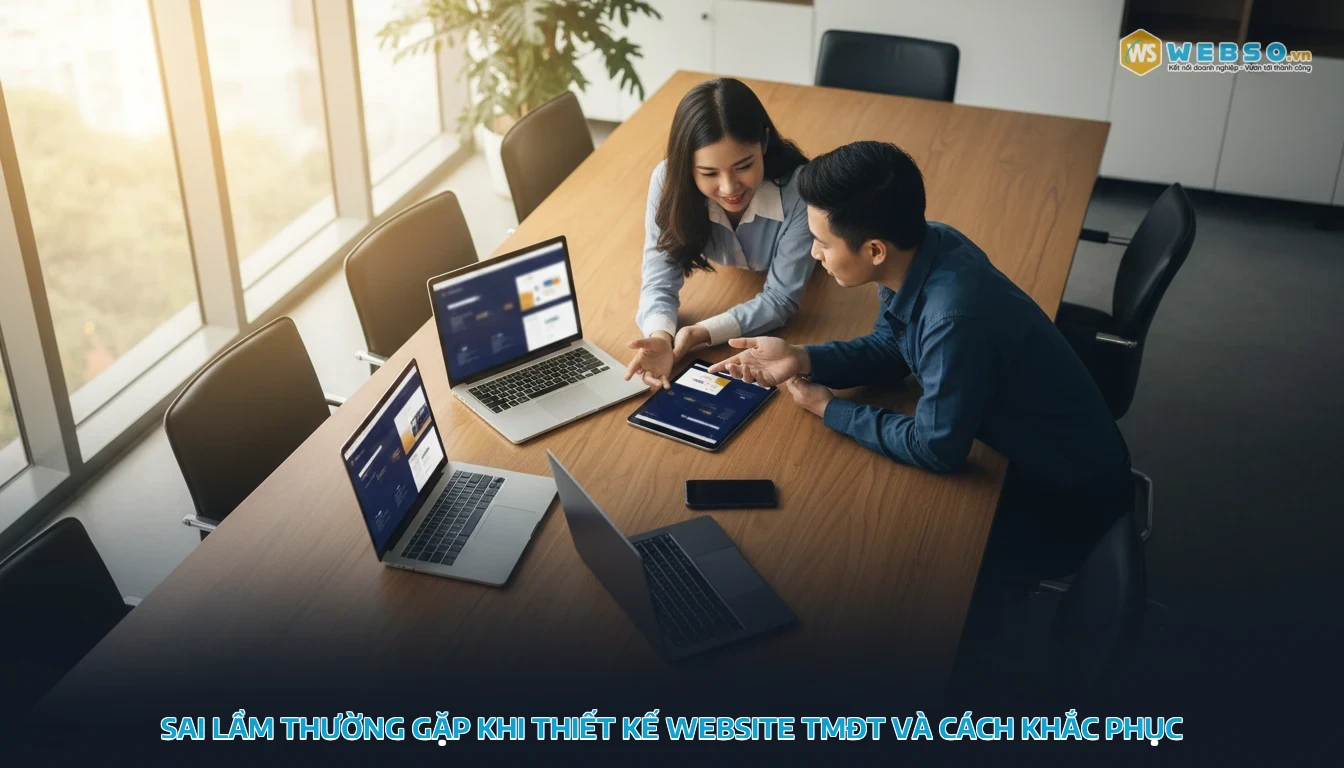 mẫu website thương mại điện tử - Sai lầm thường gặp khi thiết kế website TMĐT và cách khắc phục
