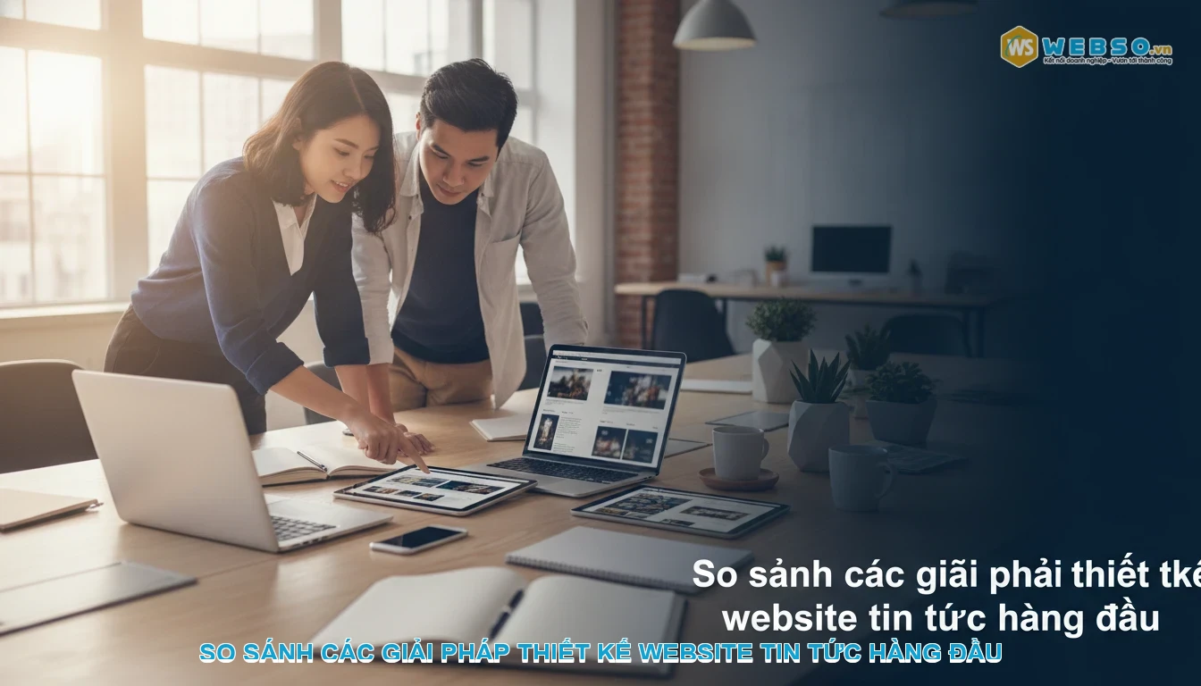 Thiết kế website tin tức - So sánh các giải pháp thiết kế website tin tức hàng đầu