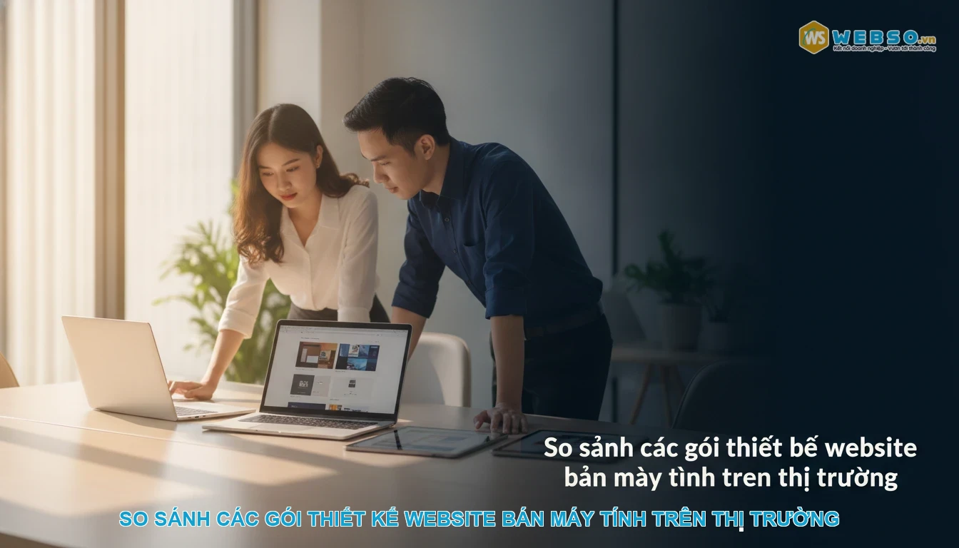 Thiết kế website bán máy tính - So sánh các gói thiết kế website bán máy tính trên thị trường