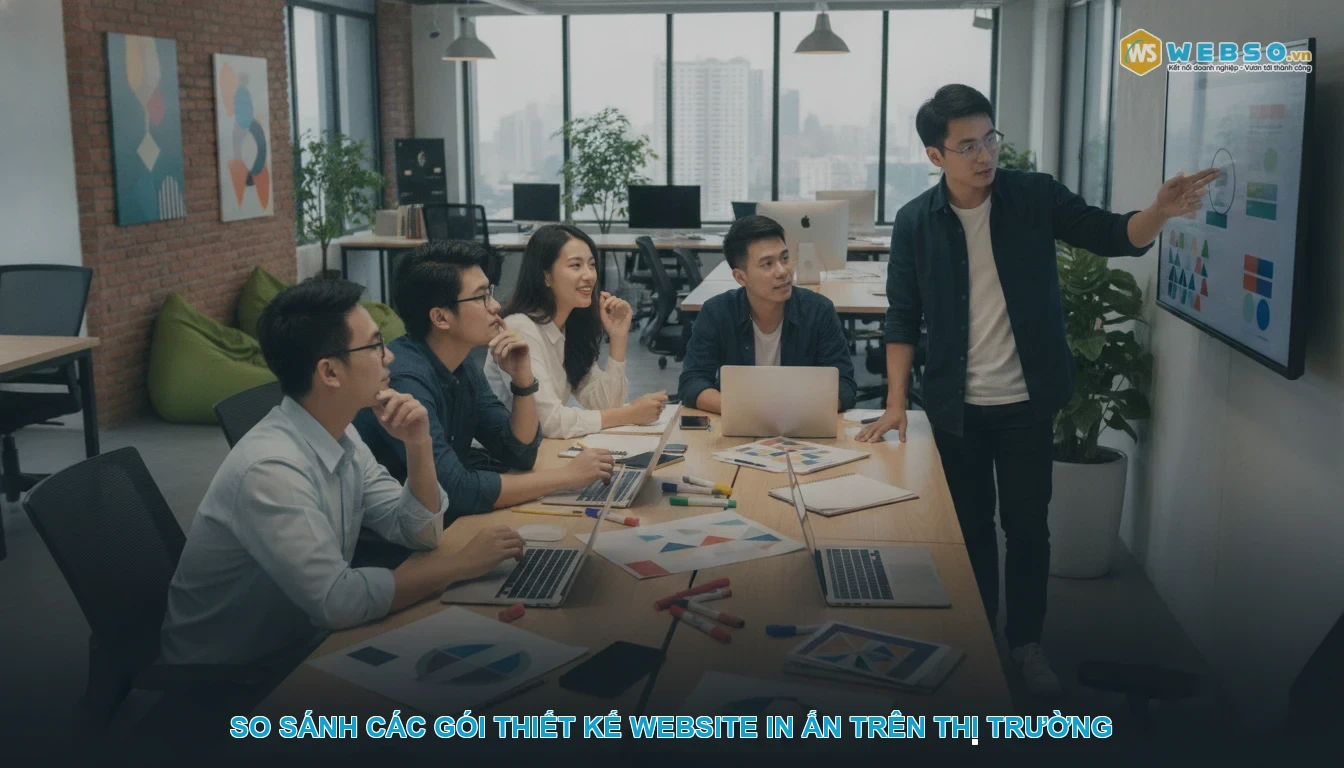 Thiết kế website thiết kế in ấn - So sánh các gói thiết kế website in ấn trên thị trường