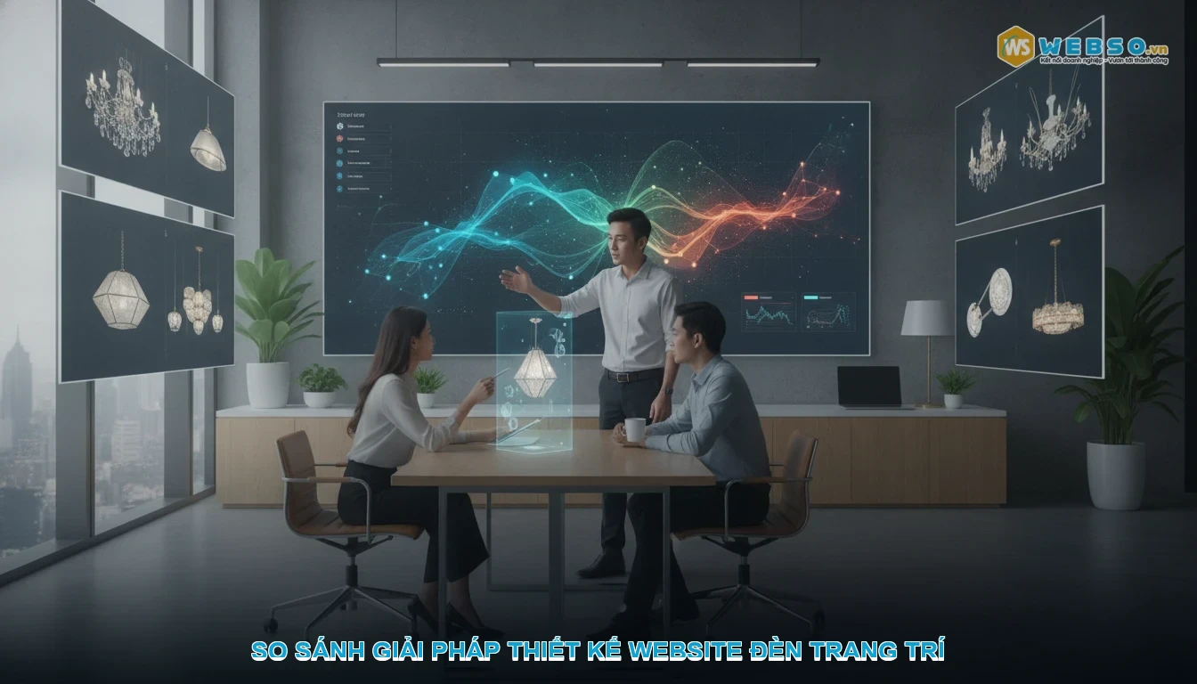 Thiết kế website đèn trang trí - So Sánh Giải Pháp Thiết Kế Website Đèn Trang Trí