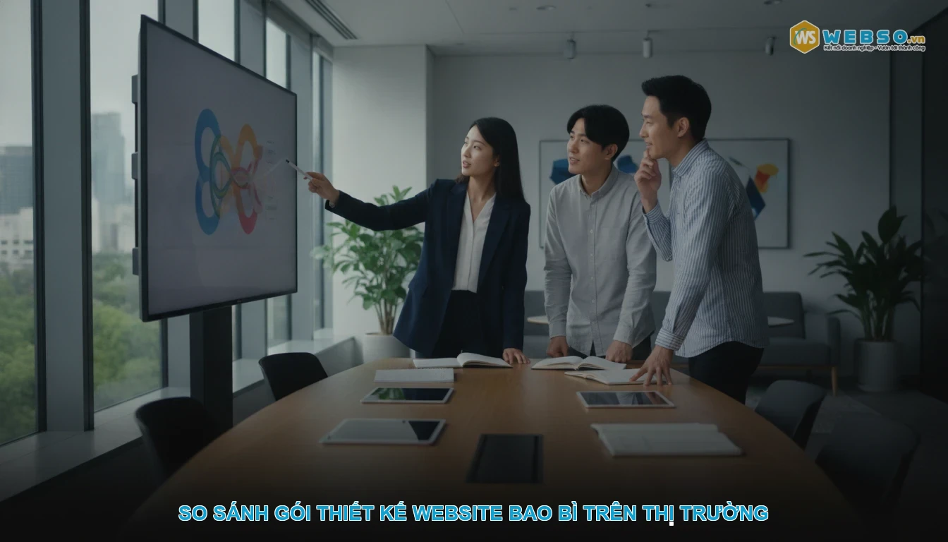 Thiết kế website công ty bao bì - So sánh gói thiết kế website bao bì trên thị trường