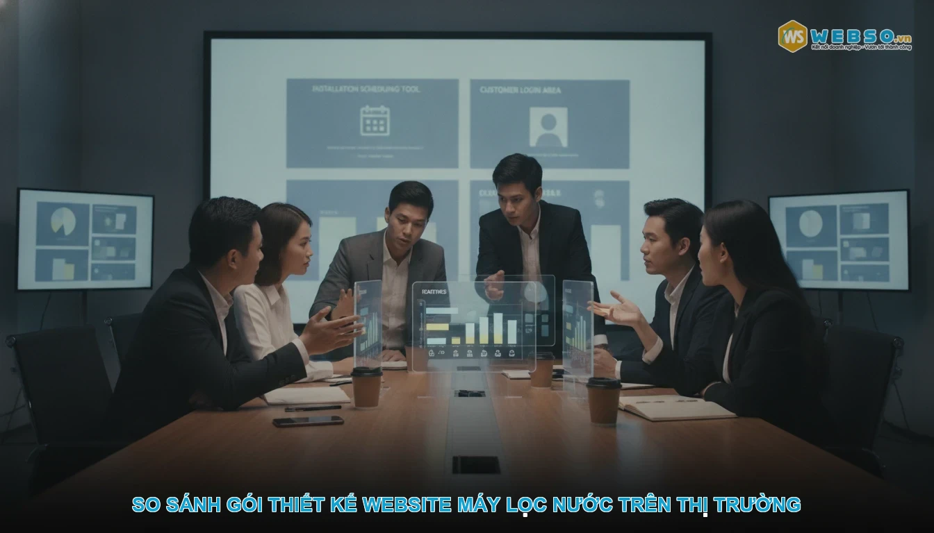 Thiết kế website bán máy lọc nước - So Sánh Gói Thiết Kế Website Máy Lọc Nước Trên Thị Trường