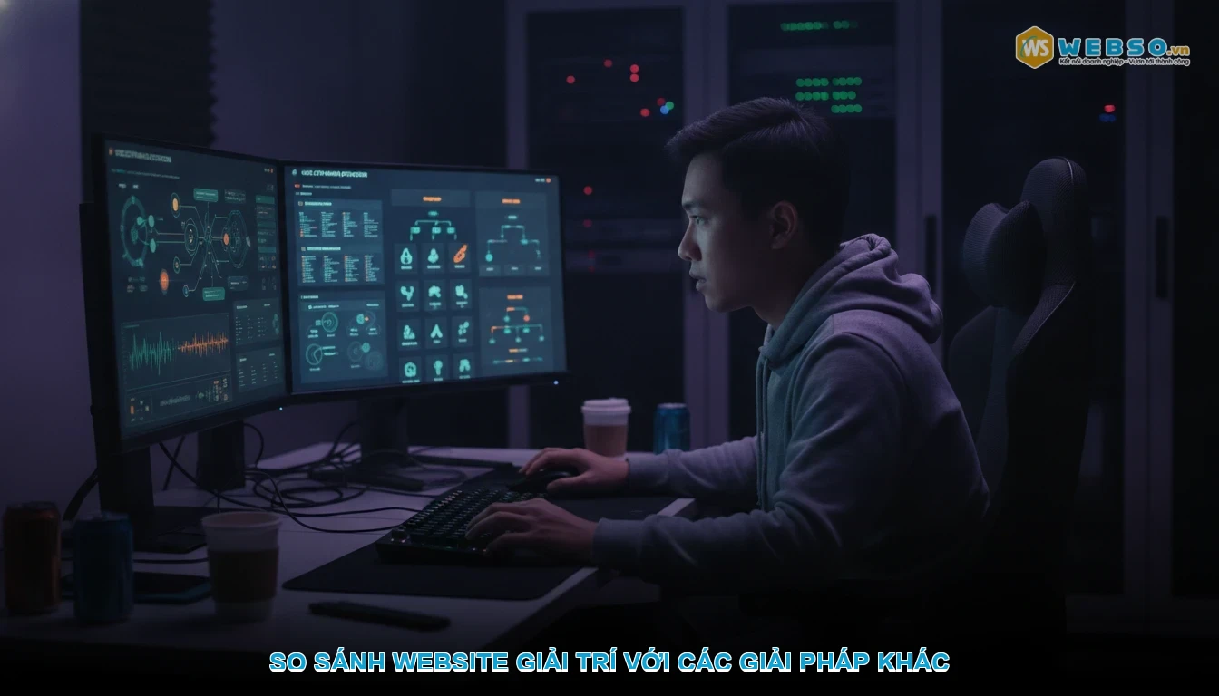 Thiết kế website giải trí - So Sánh Website Giải Trí Với Các Giải Pháp Khác
