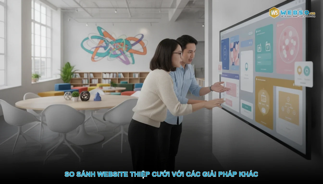 Thiết kế website thiệp cưới - So Sánh Website Thiệp Cưới Với Các Giải Pháp Khác