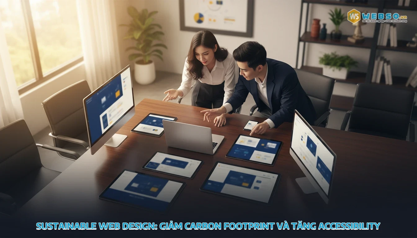 xu hướng thiết kế web - Sustainable Web Design: Thiết kế xanh cho tương lai