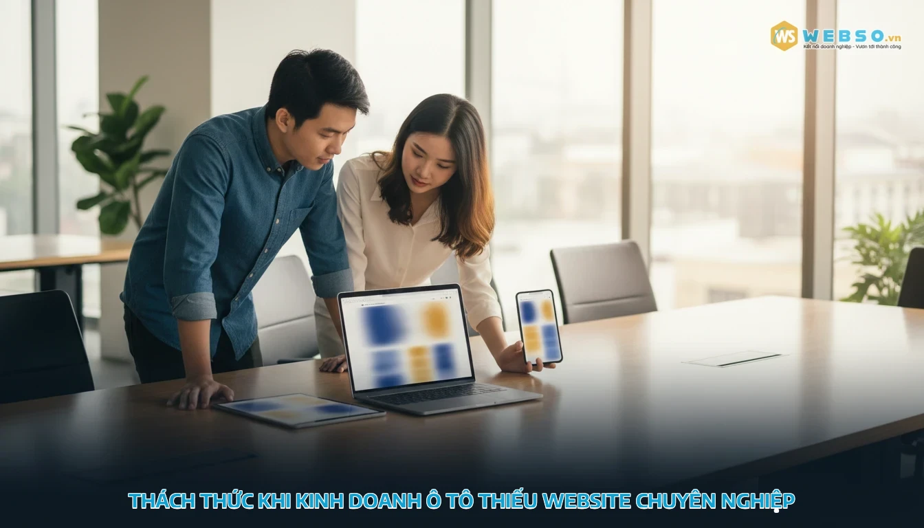 thiết kế website ô tô - Thách thức khi kinh doanh ô tô thiếu website chuyên nghiệp