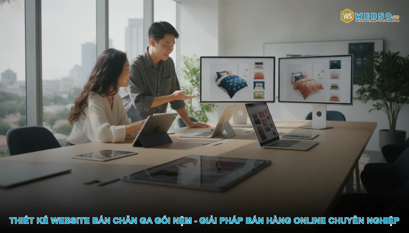 Thiết kế website bán chăn ga gối nệm - Thiết kế website bán chăn ga gối nệm - Giải pháp bán hàng online chuyên nghiệp