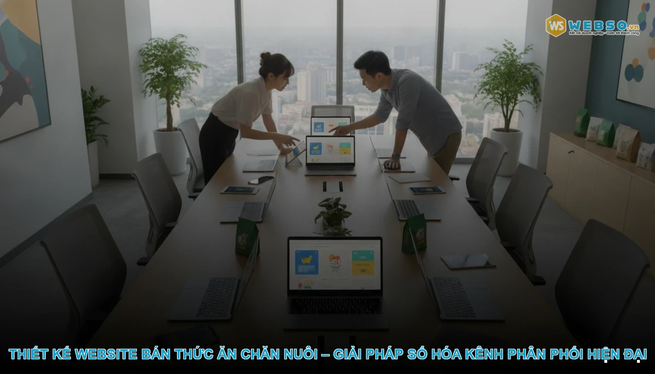 Thiết kế website bán thức ăn chăn nuôi - Thiết kế website bán thức ăn chăn nuôi – Giải pháp số hóa kênh phân phối hiện đại