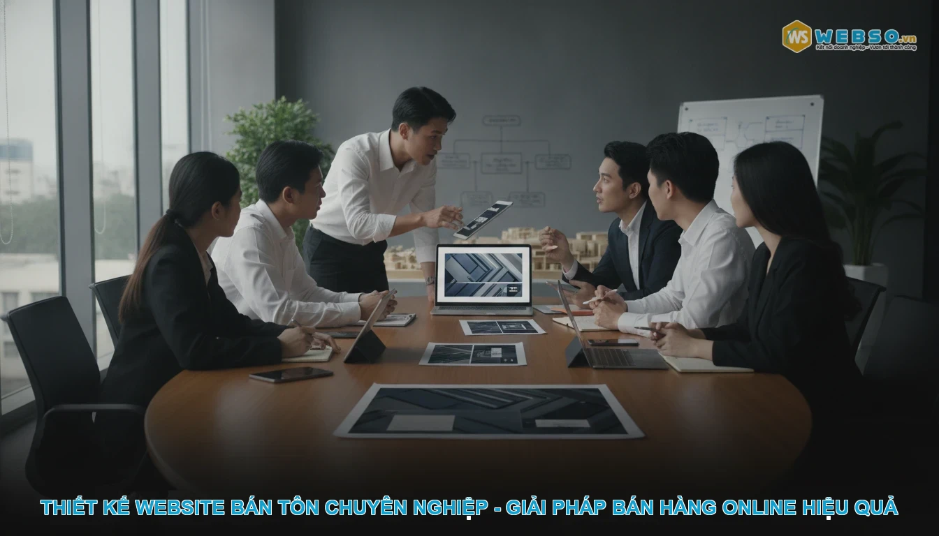 Thiết kế website bán tôn - Thiết kế website bán tôn chuyên nghiệp - Giải pháp bán hàng online hiệu quả