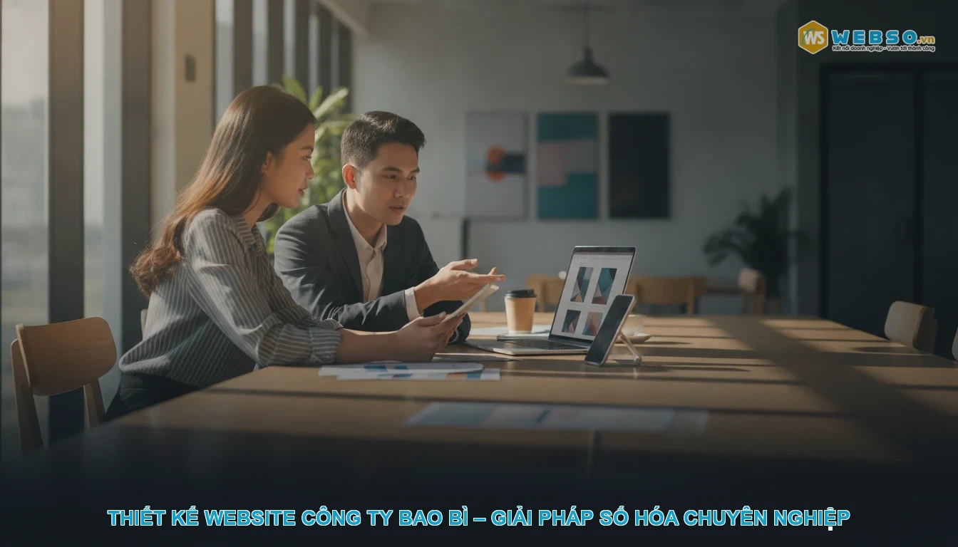 Thiết kế website công ty bao bì - Thiết kế website công ty bao bì – Giải pháp số hóa chuyên nghiệp
