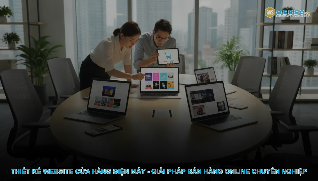 Thiết kế website cửa hàng điện máy - Thiết kế website cửa hàng điện máy - Giải pháp bán hàng online chuyên nghiệp