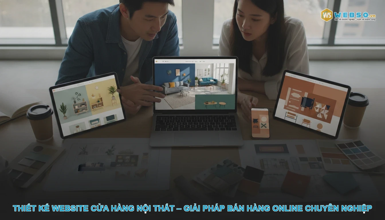 Thiết kế website cửa hàng nội thất - Thiết kế website cửa hàng nội thất – Giải pháp bán hàng online chuyên nghiệp